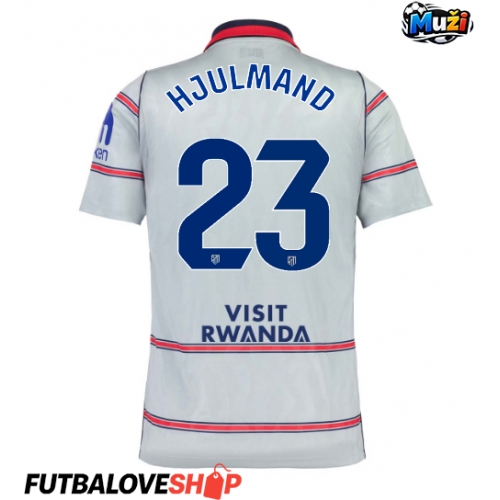 Dres Atletico Madrid Morten Hjulmand #23 Tretina 2026-27 Krátky Rukáv